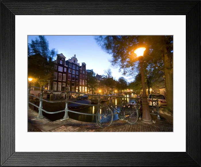 Framed Print : Canal, Amsterdam, the Netherlands Framed Print : Canal, Amsterdam, the Netherlands