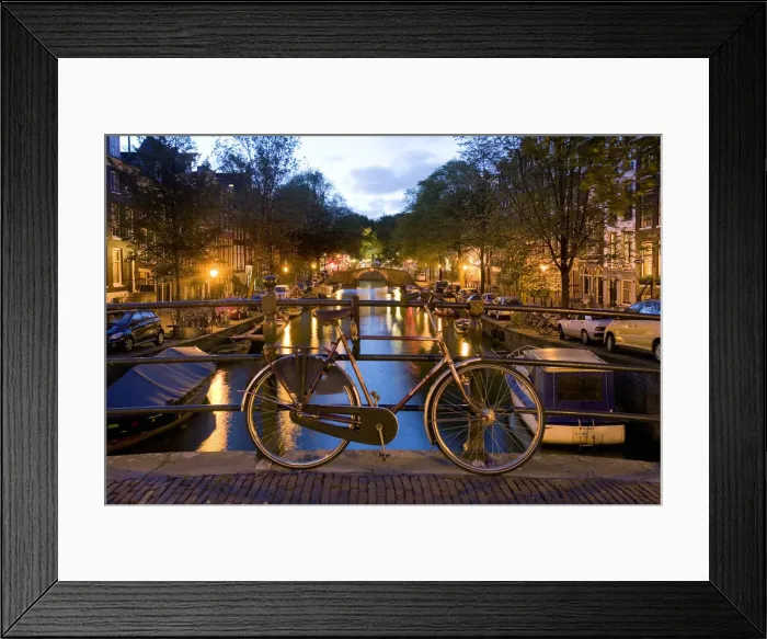 Framed Print : Canal, Amsterdam, the Netherlands Framed Print : Canal, Amsterdam, the Netherlands