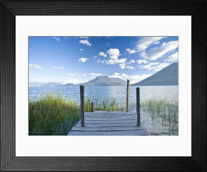 Framed Print : Lake Atitlan, Western Highlands, Guatemala, Central America Framed Print : Lake Atitlan, Western Highlands, Guatemala, Central America