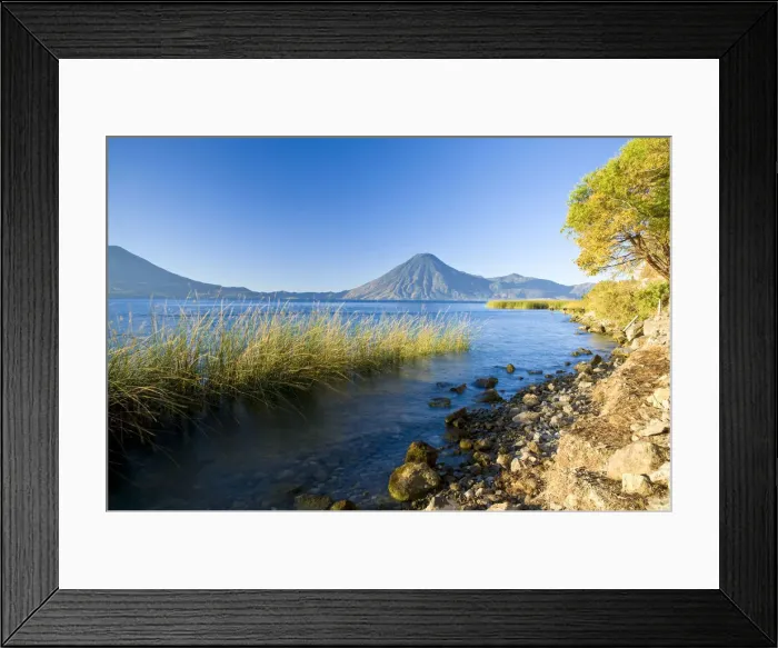 Framed Print : Santa Cruz La Laguna, Lake Atitlan, Western Highlands, Guatemala, Central America