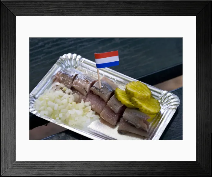 Framed Print : Dutch Matjes, Amsterdam, the Netherlands Framed Print : Dutch Matjes, Amsterdam, the Netherlands