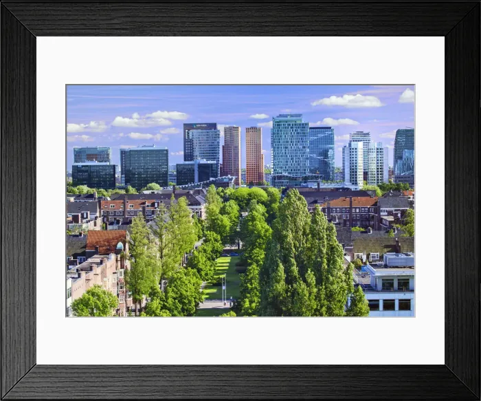 Framed Print : Europe, Netherlands, Holland, Amsterdam, view over traditional Dutch housing to Framed Print : Europe, Netherlands, Holland, Amsterdam, view over traditional Dutch housing to