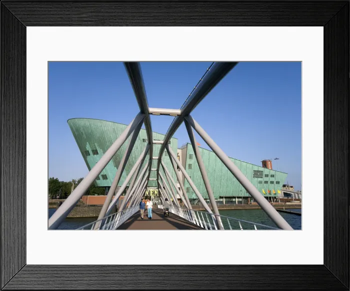 Framed Print : NEMO, museum, Oosterdock, Amsterdam, the Netherlands Framed Print : NEMO, museum, Oosterdock, Amsterdam, the Netherlands