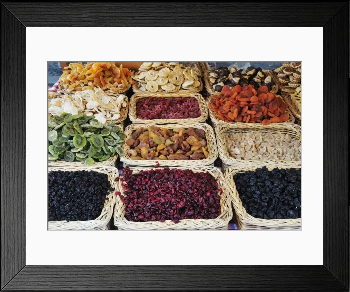 Framed Print : Dried fruits. Budapest, Hungary Framed Print : Dried fruits. Budapest, Hungary