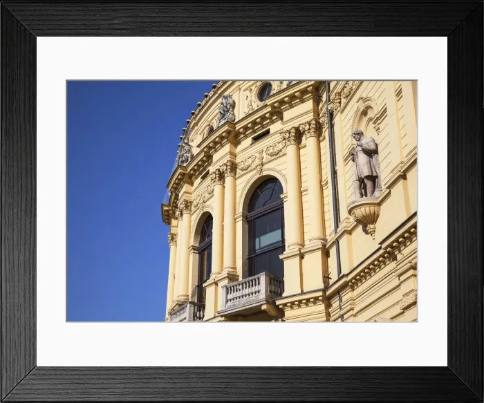 Framed Print : Szeged National Theatre, Szeged, Southern Plain, Hungary Framed Print : Szeged National Theatre, Szeged, Southern Plain, Hungary
