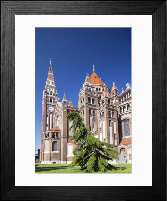 Framed Print : Votive Church, Szeged, Southern Plain, Hungary Framed Print : Votive Church, Szeged, Southern Plain, Hungary