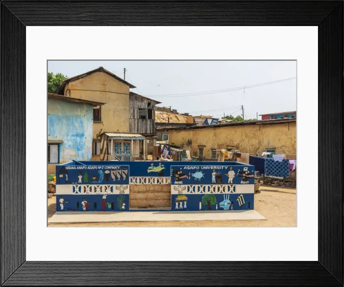 Framed Print : Africa, Ghana, Cape Coast. The shrine of Asafo Company no. 2 Framed Print : Africa, Ghana, Cape Coast. The shrine of Asafo Company no. 2