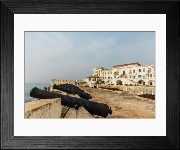 Framed Print : Africa, Ghana, Cape Coast castle. The old english slave castle Framed Print : Africa, Ghana, Cape Coast castle. The old english slave castle