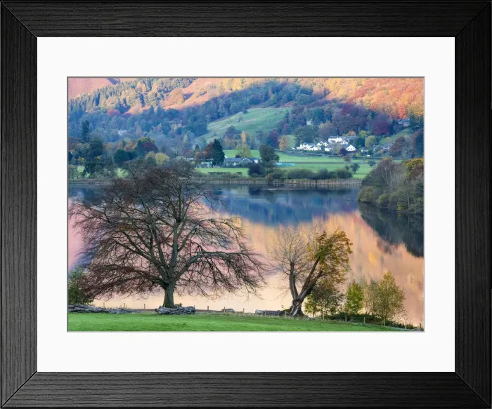 Framed Print : Lake Grasmere in autumn, Cumbria, UK Framed Print : Lake Grasmere in autumn, Cumbria, UK