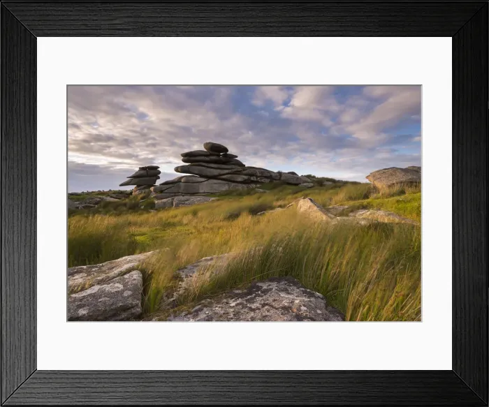 Framed Print : Granite tor on Stowes Hill, Bodmin Moor, Cornwall. Summer (July) 2015 Framed Print : Granite tor on Stowes Hill, Bodmin Moor, Cornwall. Summer (July) 2015