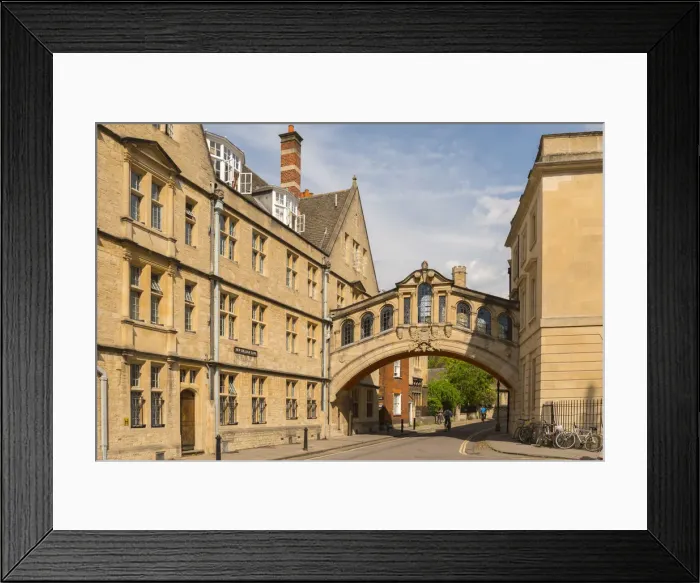 Framed Print : Hertford Bridge, also known as the Bridge of Sighs forming part of Hertford College