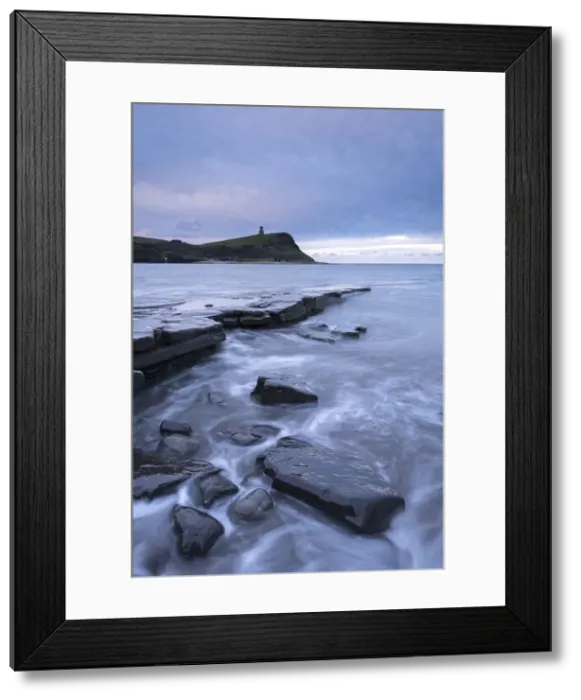 Framed Print : Stormy conditions at Kimmeridge Bay on the Jurassic Coast, Dorset, England. Autumn Framed Print : Stormy conditions at Kimmeridge Bay on the Jurassic Coast, Dorset, England. Autumn