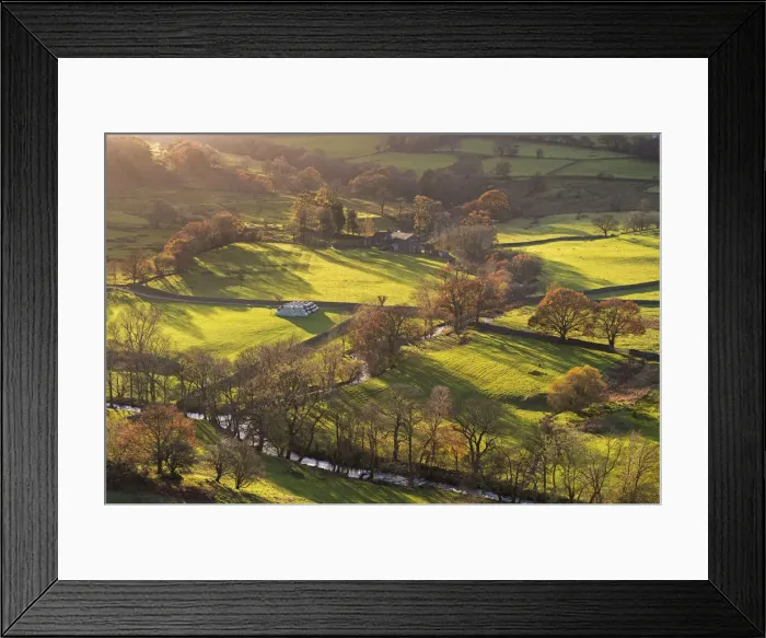 Framed Print : Lake District farm surrounded by beautiful rolling countryside, Newlands Valley Framed Print : Lake District farm surrounded by beautiful rolling countryside, Newlands Valley