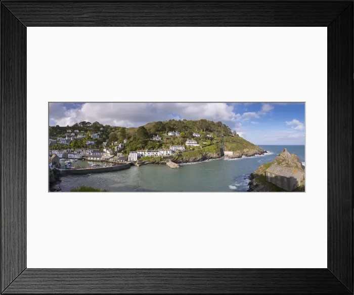 Framed Print : Polperro harbour on the South Cornish coast, Cornwall, England. Spring (May) 2015 Framed Print : Polperro harbour on the South Cornish coast, Cornwall, England. Spring (May) 2015