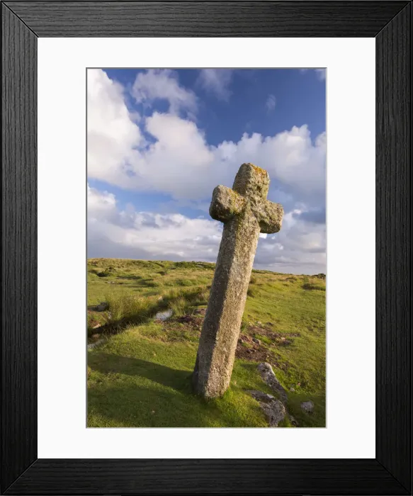 Framed Print : Beckamoor Cross, otherwise known as the windy Post in Dartmoor National Park, Devon Framed Print : Beckamoor Cross, otherwise known as the windy Post in Dartmoor National Park, Devon