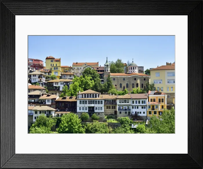 Framed Print : The old town, Varosha, of Veliko Tarnovo. Bulgaria Framed Print : The old town, Varosha, of Veliko Tarnovo. Bulgaria