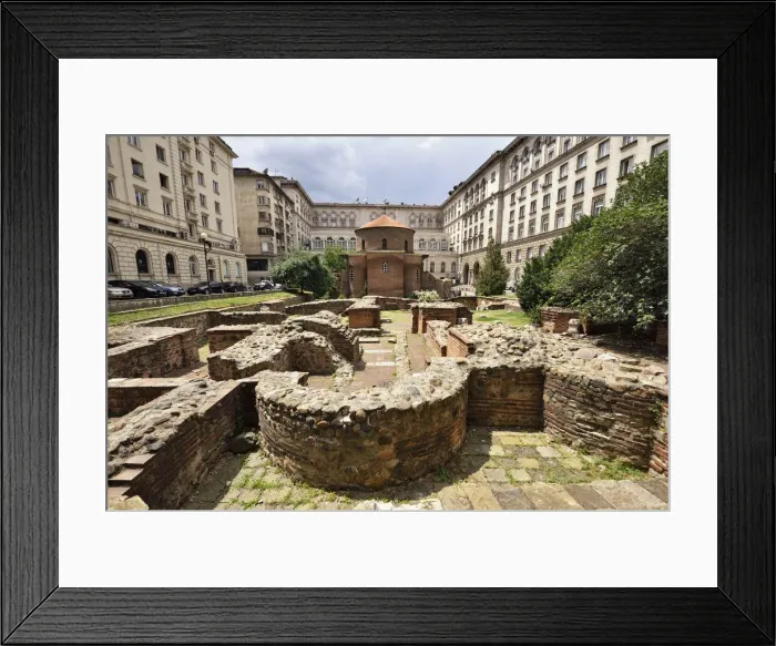 Framed Print : The Christian Church of St George, dating back to the 4th century, is the oldest building Framed Print : The Christian Church of St George, dating back to the 4th century, is the oldest building