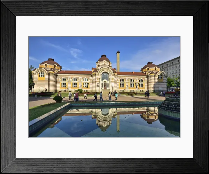 Framed Print : Sofia History Museum, the magnificent former Central Mineral Baths (Turkish Mineral Framed Print : Sofia History Museum, the magnificent former Central Mineral Baths (Turkish Mineral