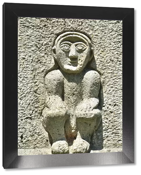 Primitive figure in the Archaeological Museum. Veliko Tarnovo, Bulgaria