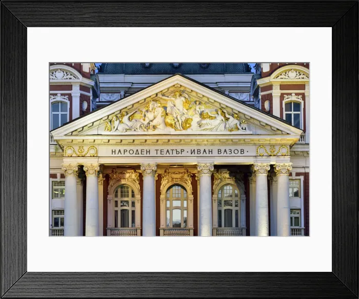 Framed Print : Ivan Vazov National Theatre, the oldest theatre in the country. Sofia, Bulgaria Framed Print : Ivan Vazov National Theatre, the oldest theatre in the country. Sofia, Bulgaria