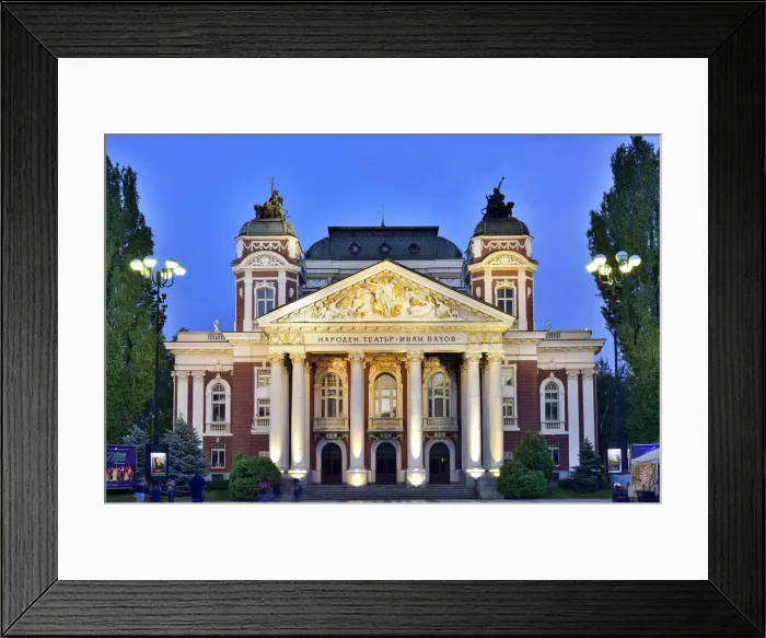 Framed Print : Ivan Vazov National Theatre, the oldest theatre in the country. Sofia, Bulgaria Framed Print : Ivan Vazov National Theatre, the oldest theatre in the country. Sofia, Bulgaria