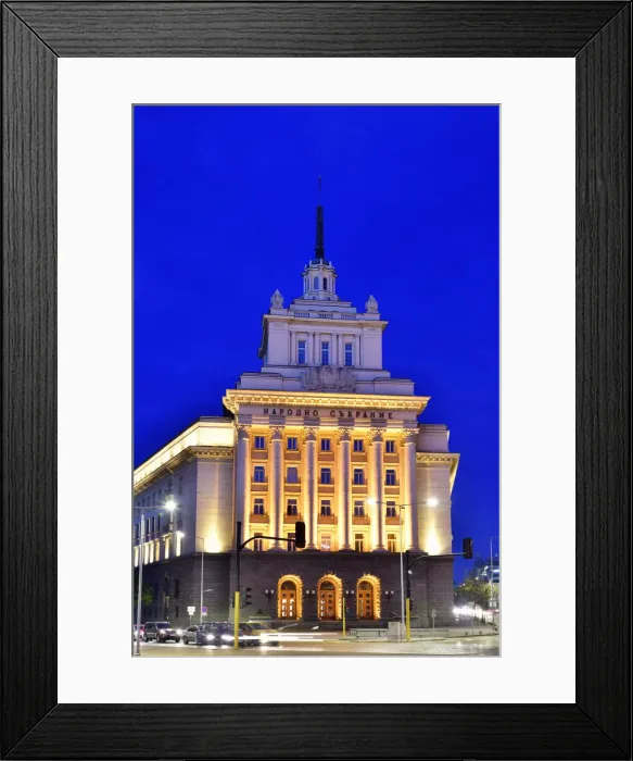 Framed Print : The building of the former Communist Party Headquarters now used by the National Assembly Framed Print : The building of the former Communist Party Headquarters now used by the National Assembly