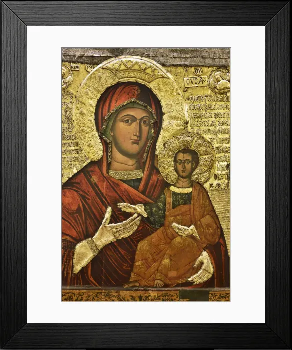 Framed Print : Icon in the National Archaeological Museum, former Sofias Buyuk Mosque. Sofia Framed Print : Icon in the National Archaeological Museum, former Sofias Buyuk Mosque. Sofia