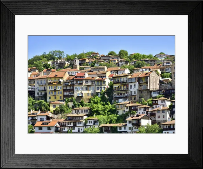 Framed Print : The old town, Varosha, of Veliko Tarnovo. Bulgaria Framed Print : The old town, Varosha, of Veliko Tarnovo. Bulgaria