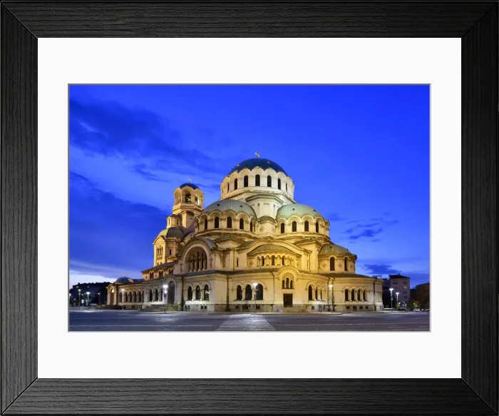 Framed Print : Saint Alexander Nevsky Cathedral at dusk, Sofia. Bulgaria Framed Print : Saint Alexander Nevsky Cathedral at dusk, Sofia. Bulgaria
