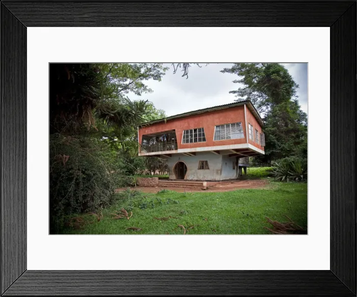 Framed Print : Gitega, Burundi. Relics of colonialism remain in the previous capital of Burundi