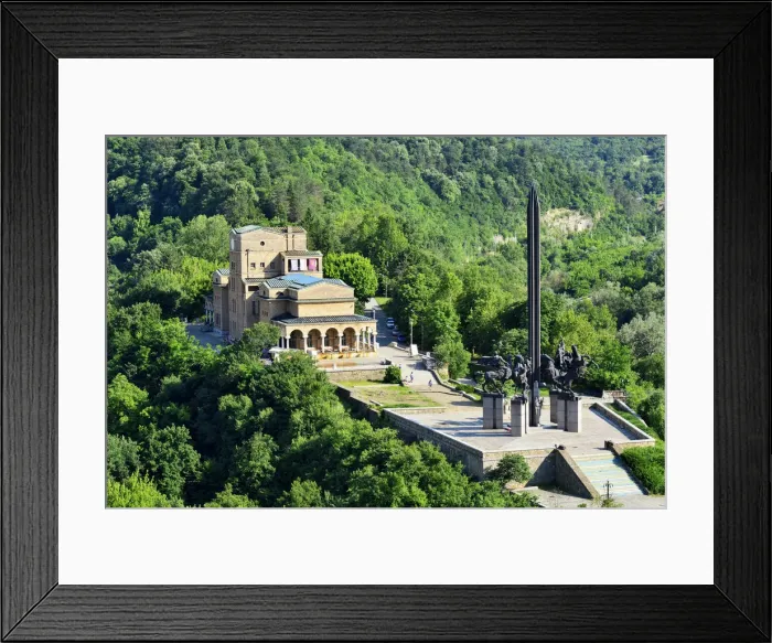 Framed Print : Boris Denev State Art Gallery and the Monument to the Asens Dinasty at Asenovtsi Framed Print : Boris Denev State Art Gallery and the Monument to the Asens Dinasty at Asenovtsi