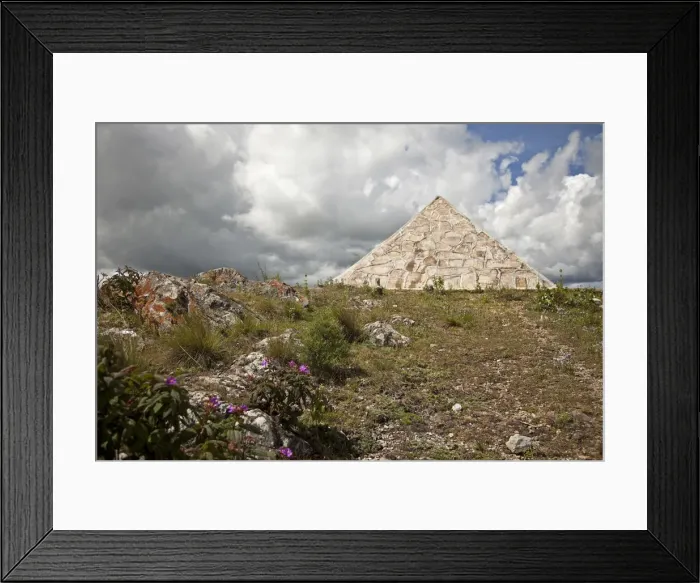 Framed Print : Burundi. A monument to the pyramids marks the source of the nile Framed Print : Burundi. A monument to the pyramids marks the source of the nile
