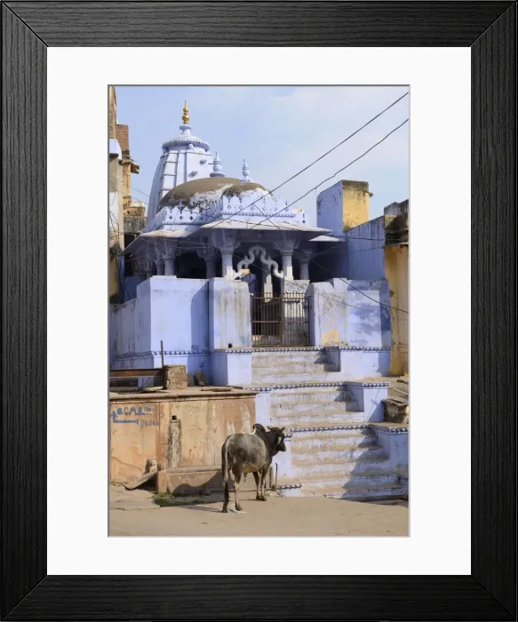 Framed Print : A temple in the City of Bundi, Rajasthan, India, Asia Framed Print : A temple in the City of Bundi, Rajasthan, India, Asia