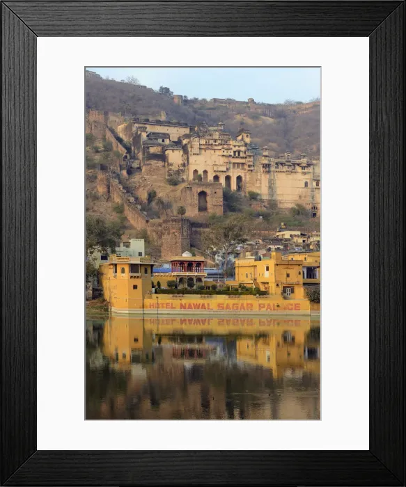 Framed Print : City of Bundi, Rajasthan, India, Asia