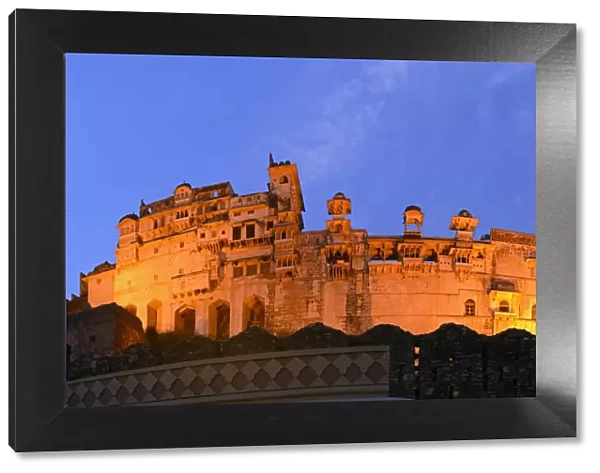 Bundi Fort and Palace, City of Bundi, Rajasthan, India, Asia