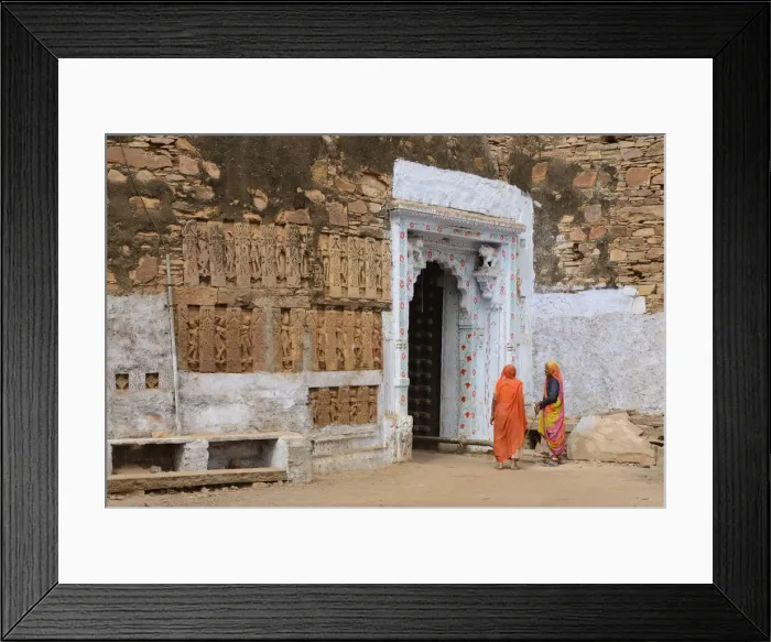 Framed Print : City gate in Menal, Rajasthan, India, Asia