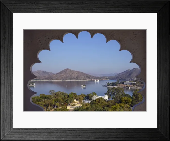 Framed Print : Fateh Sagar Lake, Udaipur, Rajasthan, India, Asia Framed Print : Fateh Sagar Lake, Udaipur, Rajasthan, India, Asia