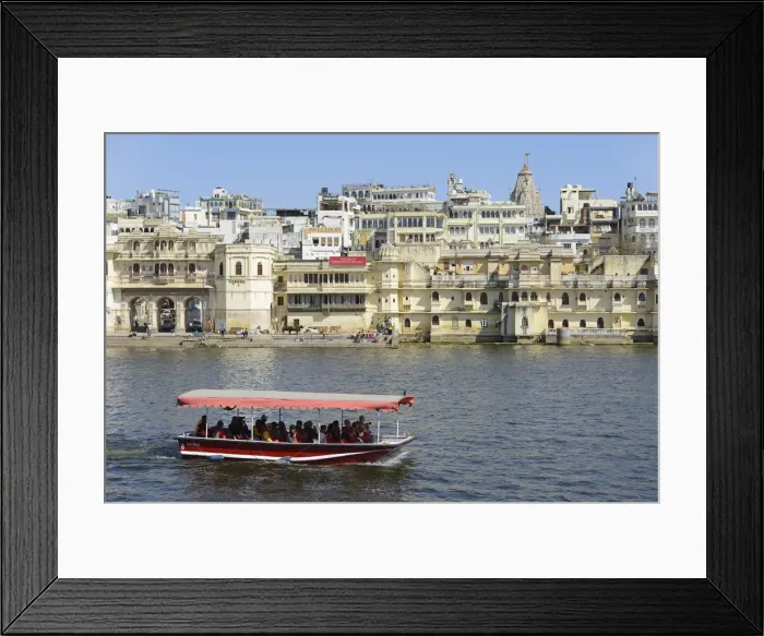Framed Print : City and lake Pichola, Udaipur, Rajasthan, India, Asia Framed Print : City and lake Pichola, Udaipur, Rajasthan, India, Asia