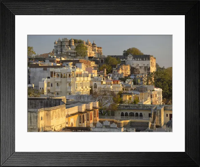 Framed Print : City and city palace, Udaipur, Rajasthan, India, Asia Framed Print : City and city palace, Udaipur, Rajasthan, India, Asia