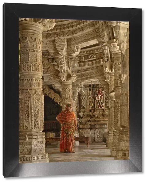 Adinatha Jain Temple near Jodhpur, Rajasthan, India, Asia