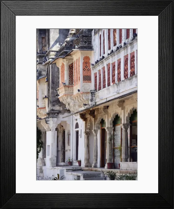 Framed Print : Ghanerao Royal Castle Hotel, Ghanerao, Rajasthan, India, Asia