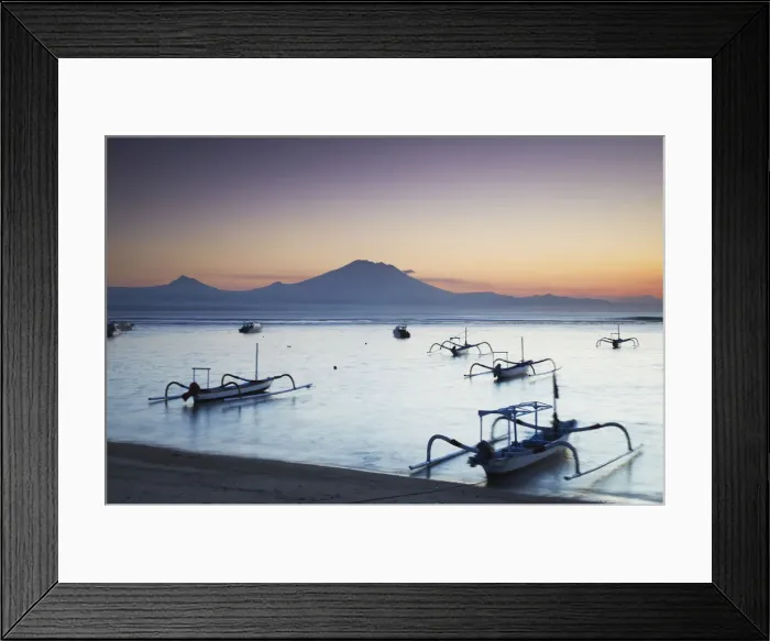 Framed Print : Sanur beach at dawn, Bali, Indonesia Framed Print : Sanur beach at dawn, Bali, Indonesia