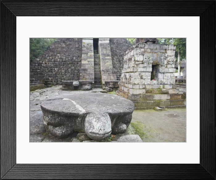 Framed Print : Inca style temple of Candi Sukuh, Solo, Java, Indonesia Framed Print : Inca style temple of Candi Sukuh, Solo, Java, Indonesia