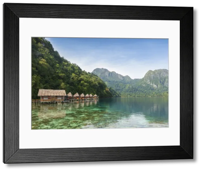 Framed Print : Asia, Southeast Asia, Indonesia, Spice Islands, Maluku, Seram island, Ora Beach Resort Framed Print : Asia, Southeast Asia, Indonesia, Spice Islands, Maluku, Seram island, Ora Beach Resort