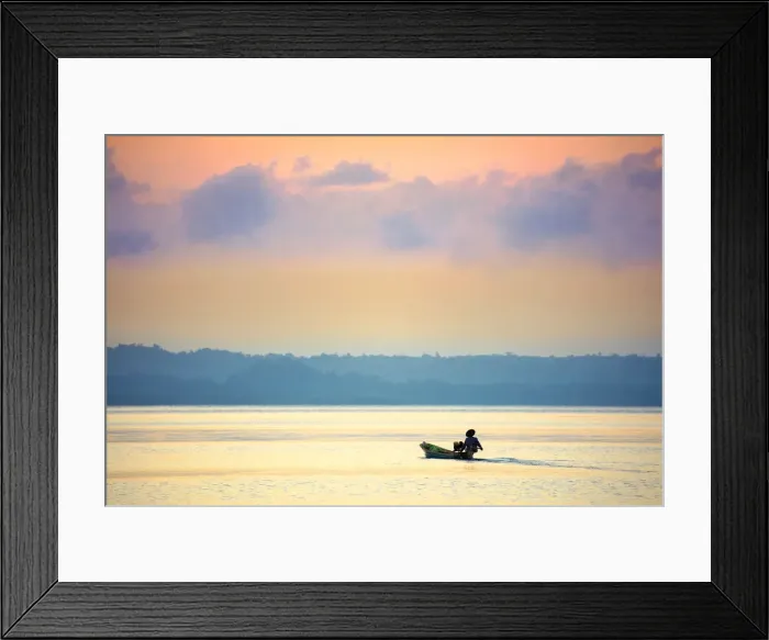 Framed Print : Asia, Southeast Asia, Indonesia, Maluku, Spice Islands, Seram island, a fishing boat Framed Print : Asia, Southeast Asia, Indonesia, Maluku, Spice Islands, Seram island, a fishing boat