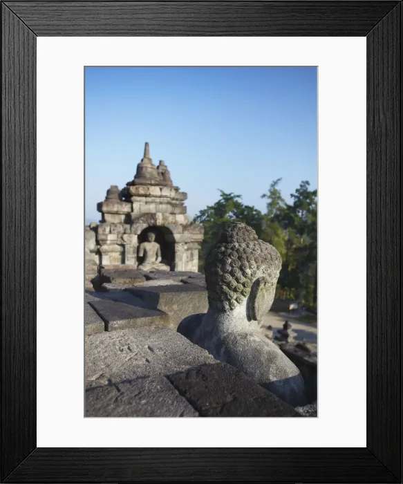 Framed Print : Borobudur Temple (UNESCO World Heritage Site), Java, Indonesia Framed Print : Borobudur Temple (UNESCO World Heritage Site), Java, Indonesia