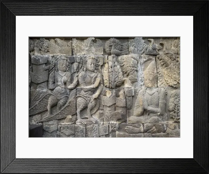 Framed Print : Asia, Indonesia, Java, Yogyakarta, Magelang, Borobudur, or Barabudur, a 9th-century