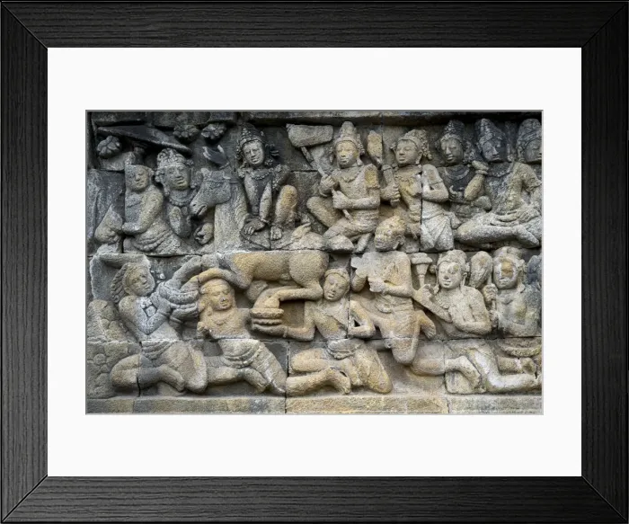 Framed Print : Asia, Indonesia, Java, Yogyakarta, Magelang, Borobudur, or Barabudur, a 9th-century Framed Print : Asia, Indonesia, Java, Yogyakarta, Magelang, Borobudur, or Barabudur, a 9th-century