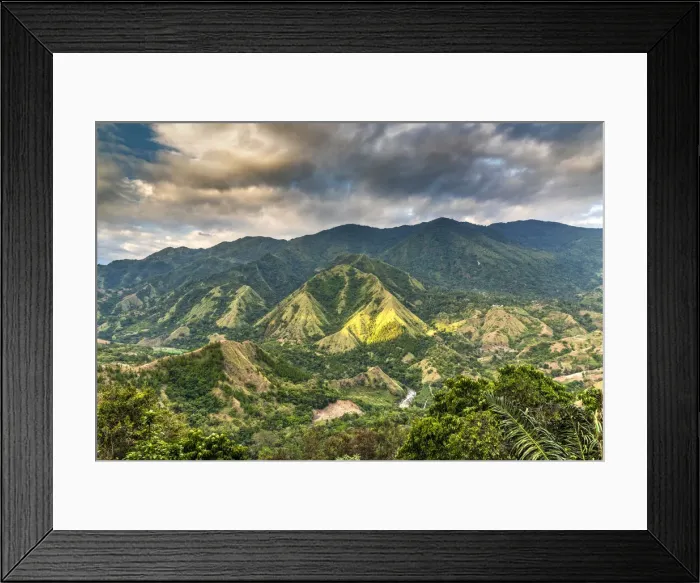 Framed Print : Mount Nona, Enrekang, Sulawesi, Indonesia Framed Print : Mount Nona, Enrekang, Sulawesi, Indonesia