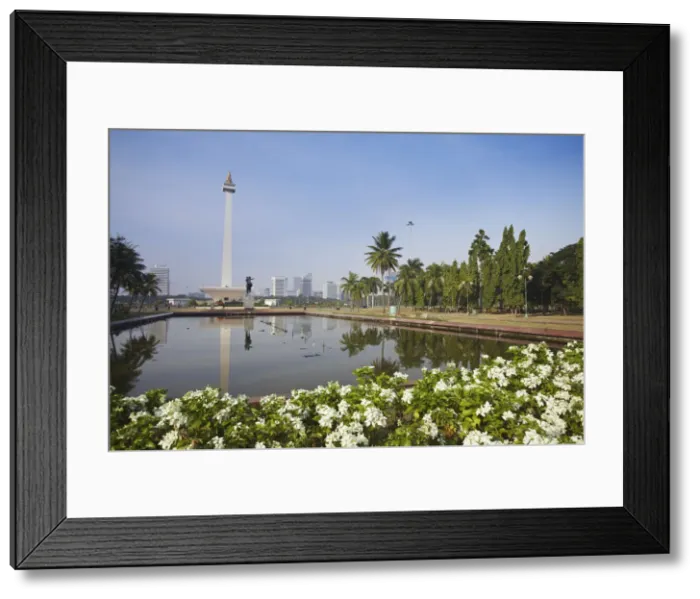 Framed Print : National Monument (MONAS) in Merdeka Square, Jakarta, Java, Indonesia Framed Print : National Monument (MONAS) in Merdeka Square, Jakarta, Java, Indonesia
